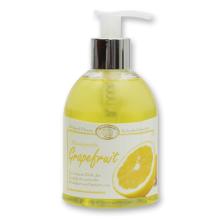Vloeibare zeep met biologische schapenmelk 250ml in een moderne dispenser, grapefruit